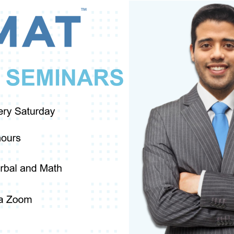 GMAT Saturday Seminars